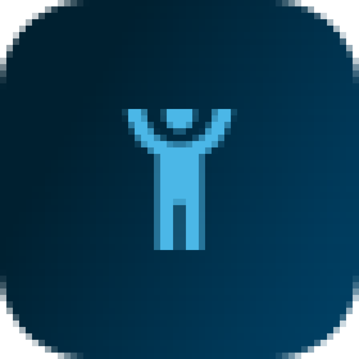 person jumping icon
